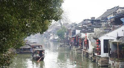 【葉落金秋下江南】金秋江南｜周莊古鎮(zhèn) 上海外灘 六天純玩團(tuán) 升級1晚水月周莊鉑爾曼酒店